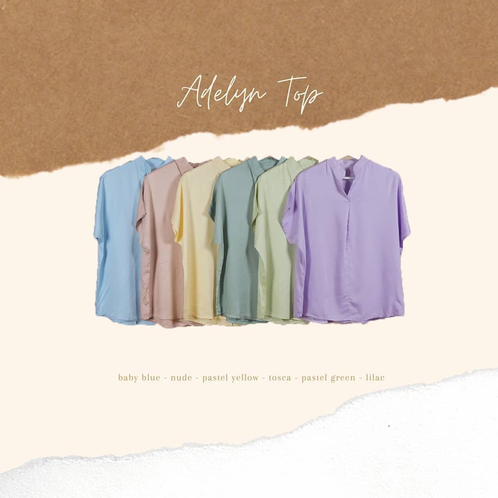 ATASAN BLOUSE WANITA | Premium Adelyn Top-8