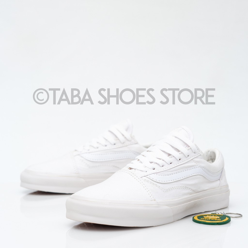 SEPATU PUTIH WANITA MURAH IMPORT POLOS  SNEAKERS PRIA FULL WHITE PREMIUM