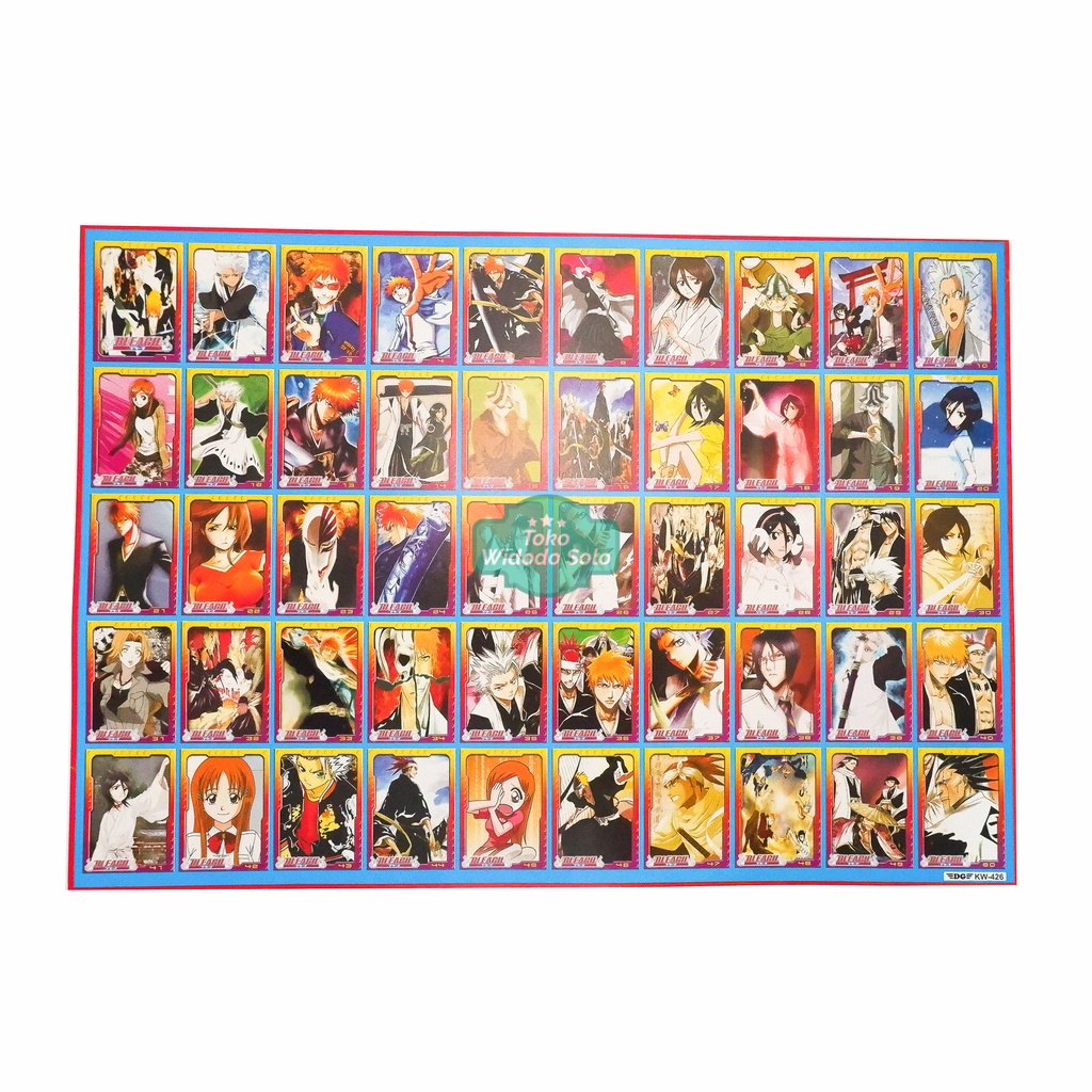 

Poster Kartun Bleach 35x50cm - 1 Lembar