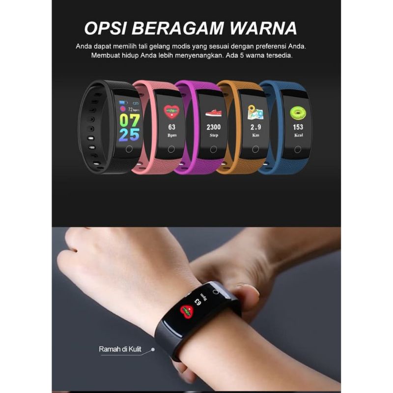 Smartband Heart Rate GPS Createkat Katfit 1 Original Smartwatch HR