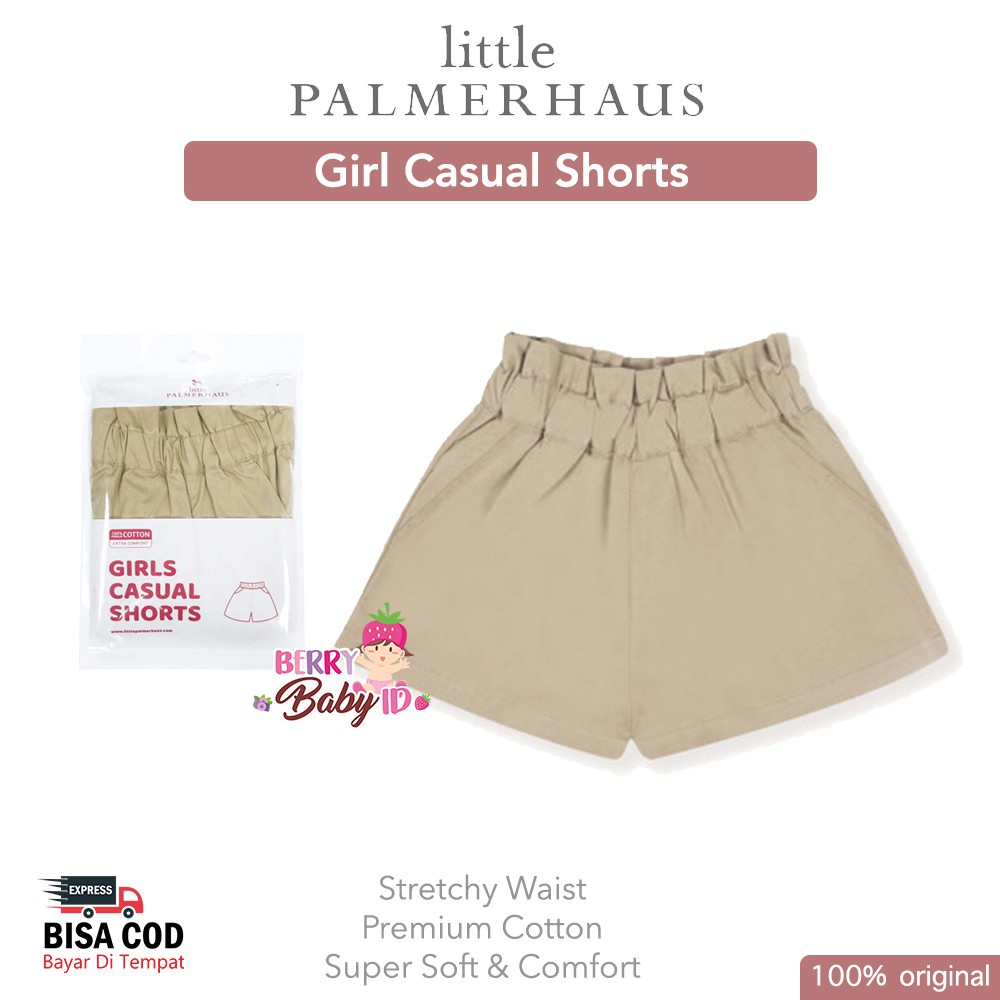 Little Palmerhaus Girls Casual Shorts Celana Pendek Anak Perempuan Berry Mart