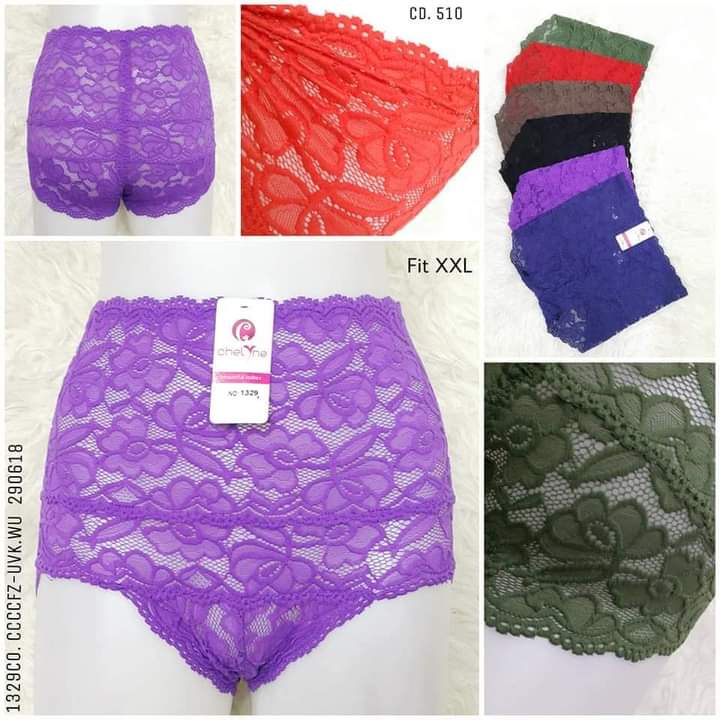 RVC75 - CHELYNE Celana Dalam Wanita CD Cewek Brukat Transparan Pakaian Dalam Dewasa Sexy Underwear I