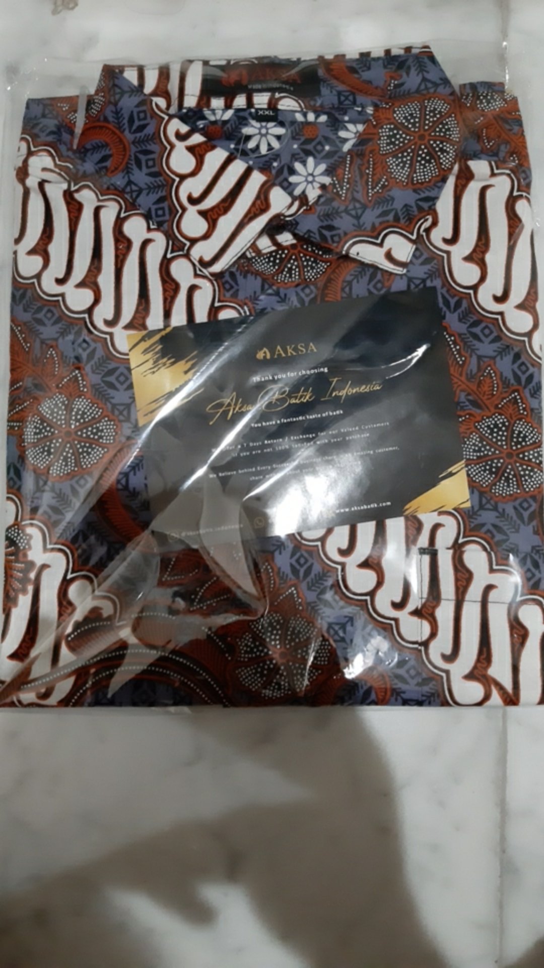 Hem Pendek Pria Aksa Batik Leonard