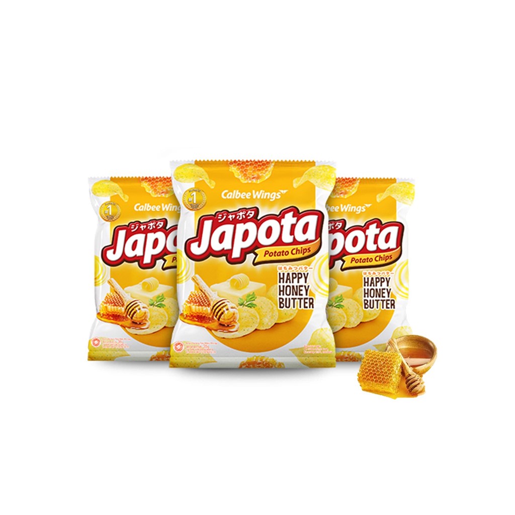 Japota Keripik Kentang Happy Honey Butter 35 gr x3 - Gambar 2
