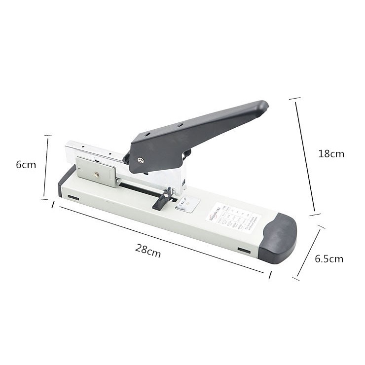 Heavy Type Metal Stapler Bookbinding Stapling 120 Sheet Capacity Office Tools Fit Staples - 23/13, 23/10,23/8