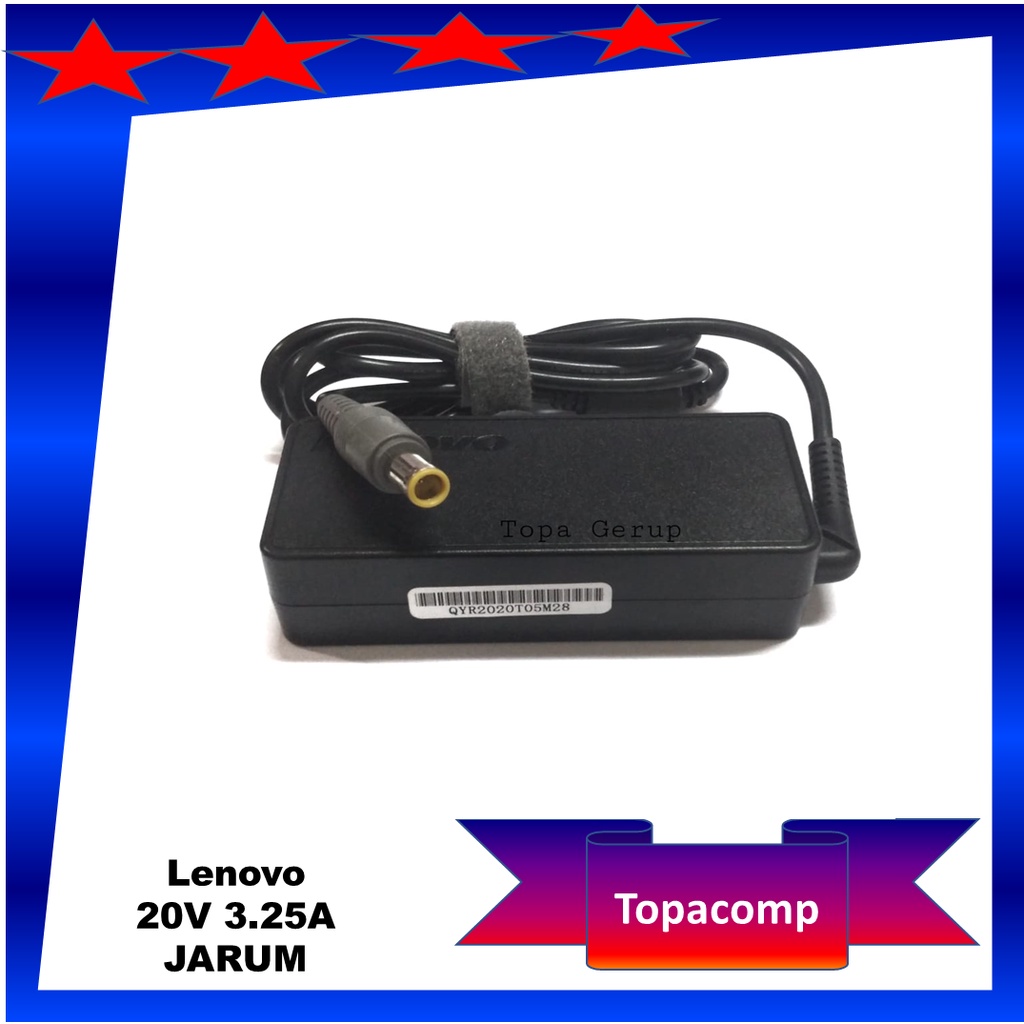 Charger fOR Laptop Lenovo Thinkpad E520 E530 E535; SL500 SL510 T430u T520 X120e : 20V~3.25A