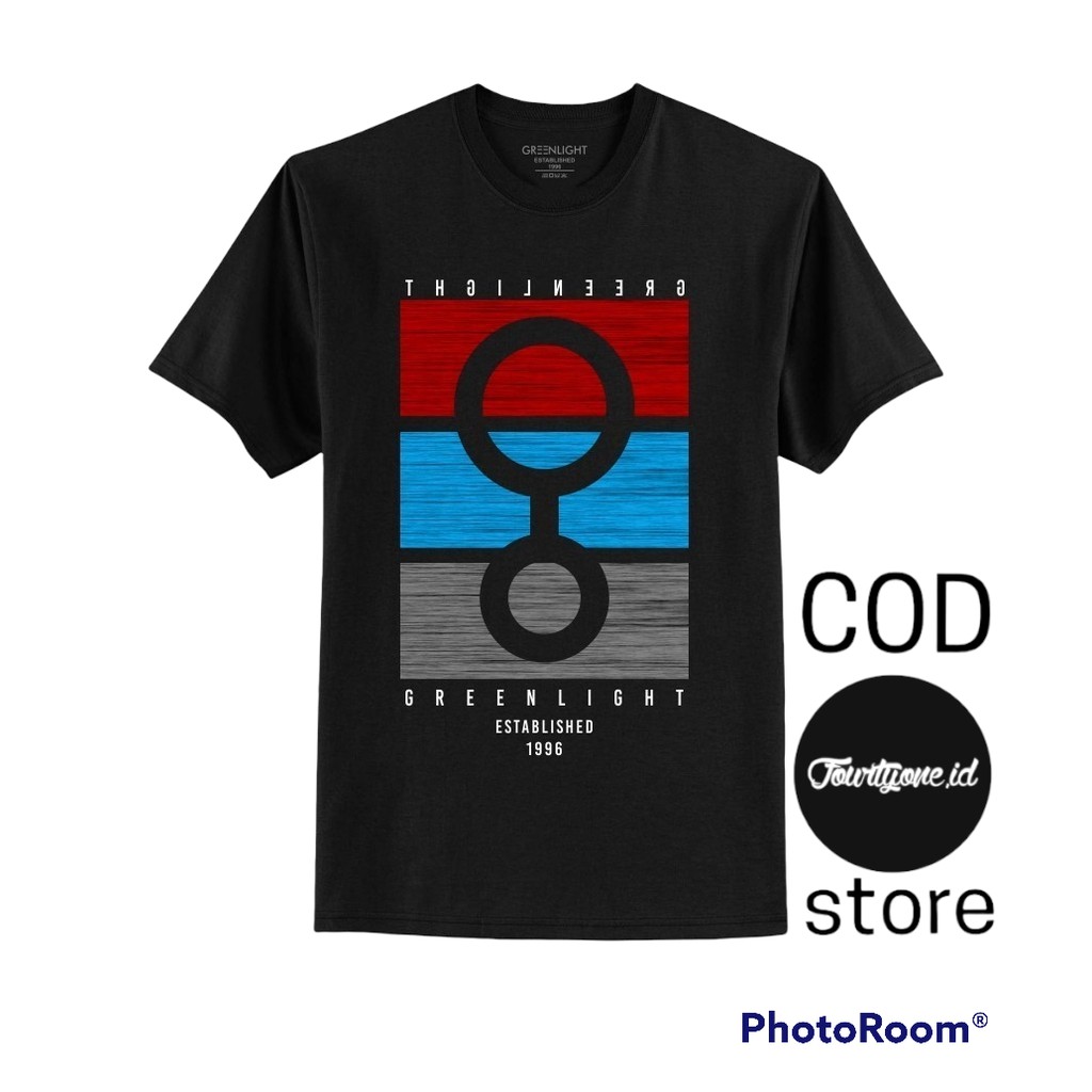 Kaos greenlight ORIGINAL/ Kaos greenlight  pria original lengan pendek/kaos pria/kaos greenlight/ ka