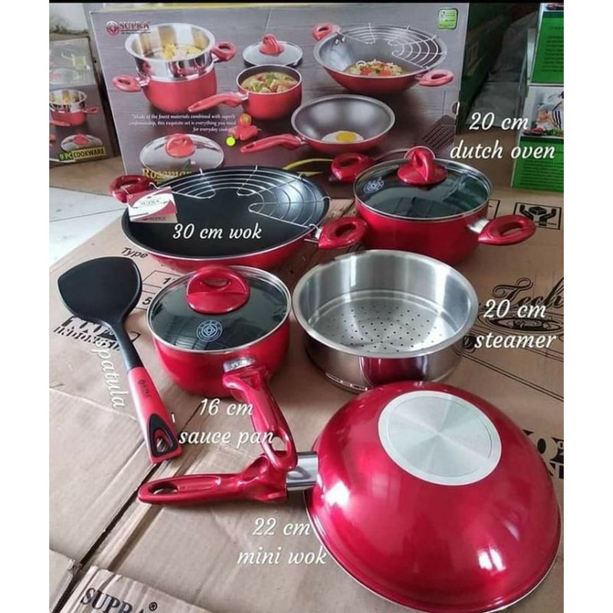panci set supra 9 pcs