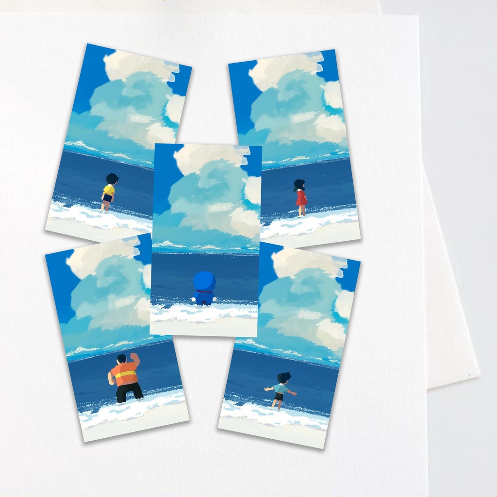 

Sticker Doraemon Aesthetic Stiker Waterproof (5pcs)