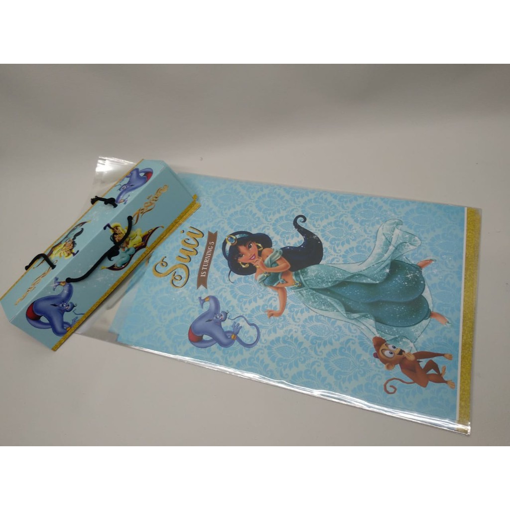 

Plastik Snack Princess Jasmine Aladdin / Bungkus Snack Ulang Tahun Princess Jasmine Aladdin
