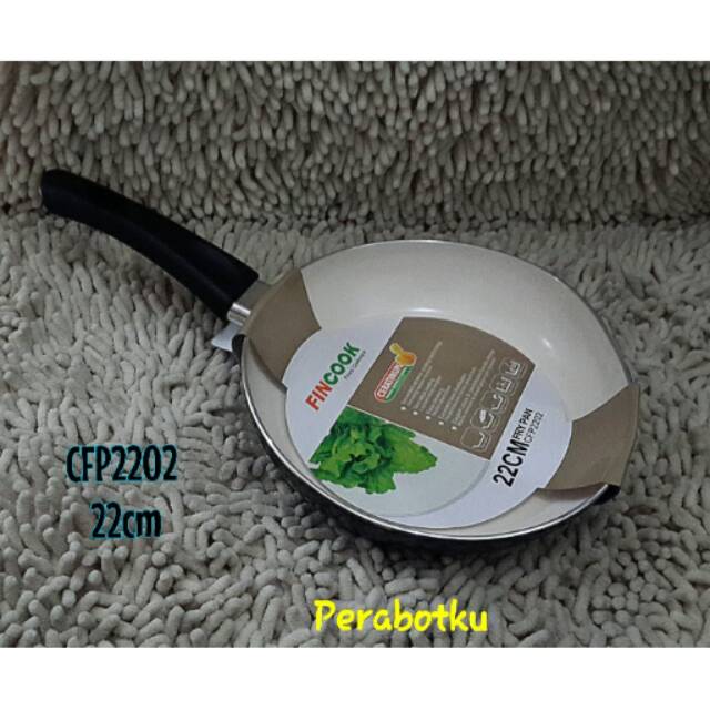  FINCOOK  Keramik  CFP2202 Frypan 22cm Fry Pan Ceramic sehat 