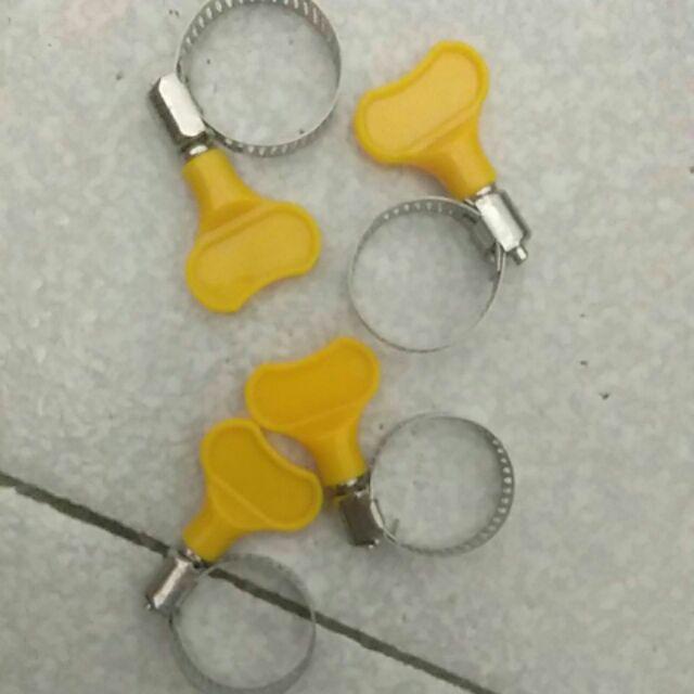 Klem Selang Gas Elpiji Stainless / Hose Clamp Asli Taiwan Ukuran 1