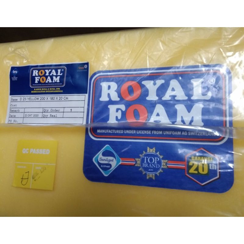 Kasur Busa 200x120x20 & 15 cm Royal Foam Kasur Busa No 4 Garansi 15/20 TH