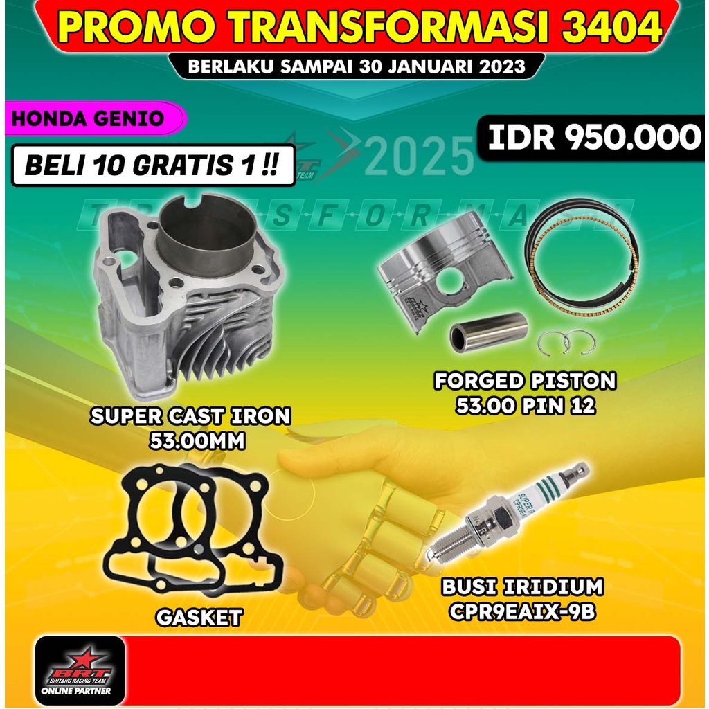 Promo 3404 BRT Blok Piston Genio 53mm