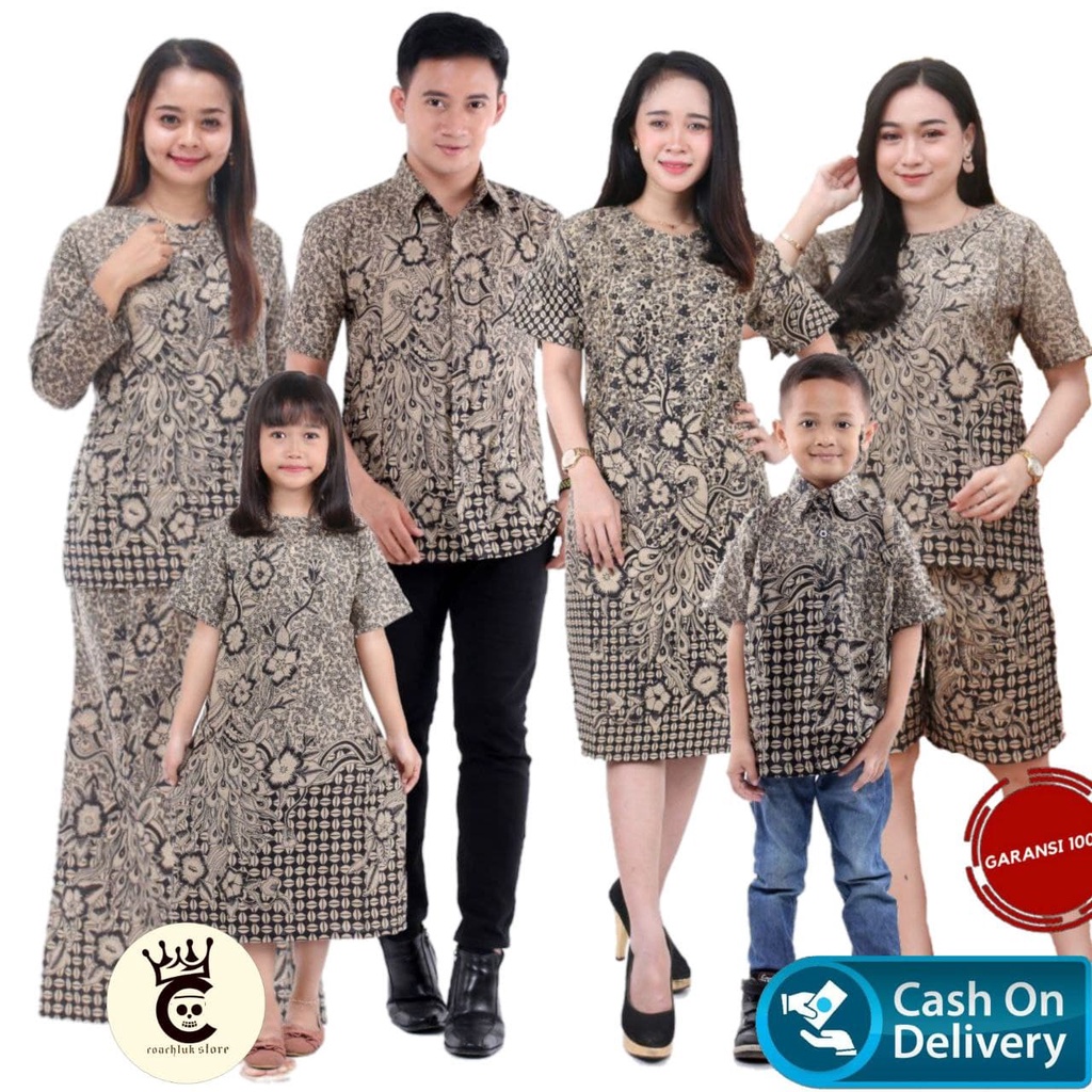 Promo Bisa Pisah Dress Batik Couple Keluarga Modern •batik Sarimbit Seragam Batik Pekalongan Jumbo jYYqZWKheaojWwj