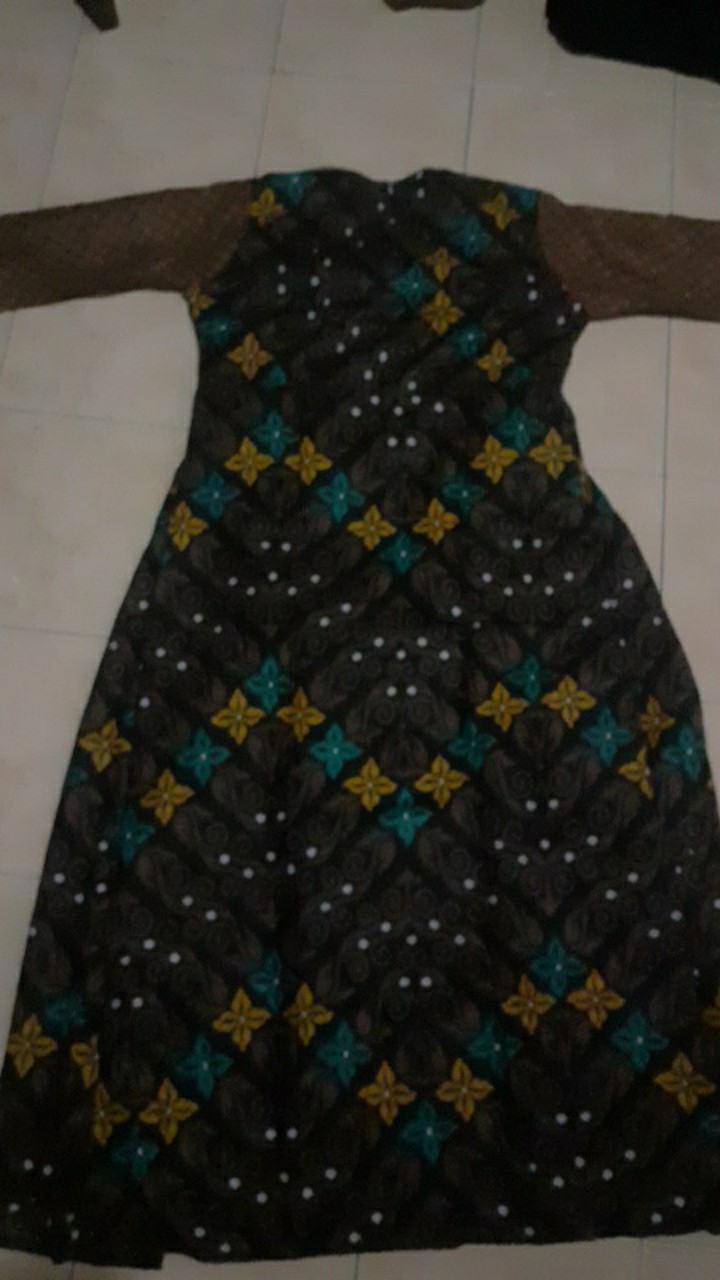 Gamis Batik Model Kekinian Pekalongan Modern Sh Cod Bayar Ditempat Shopeefeed Shopeemal Terlaris