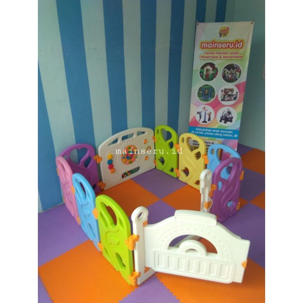 MAINSERU.ID SEWA - Parklon Fence Castle 8 + 2