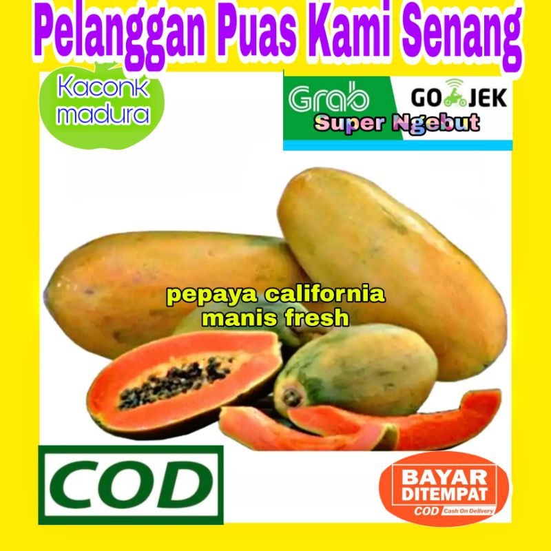 

Pepaya california super manis (800 gram sampai 1 kg) termurah kualitas terjamin buah segar
