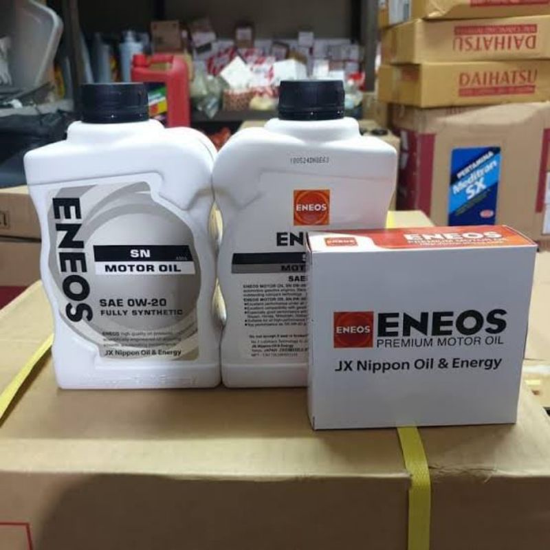 Jual Oli Eneos 0w-20 SN Fully Synthetic ASLI - 1lt | Shopee Indonesia