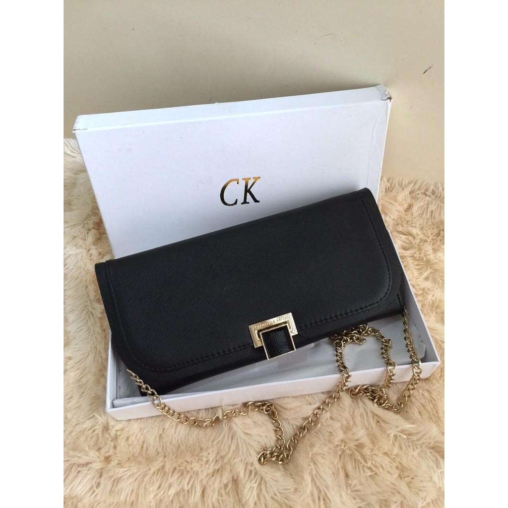 Dompet Branded Wanita Clutch Charles n Keith CK Sling Wallet Premium