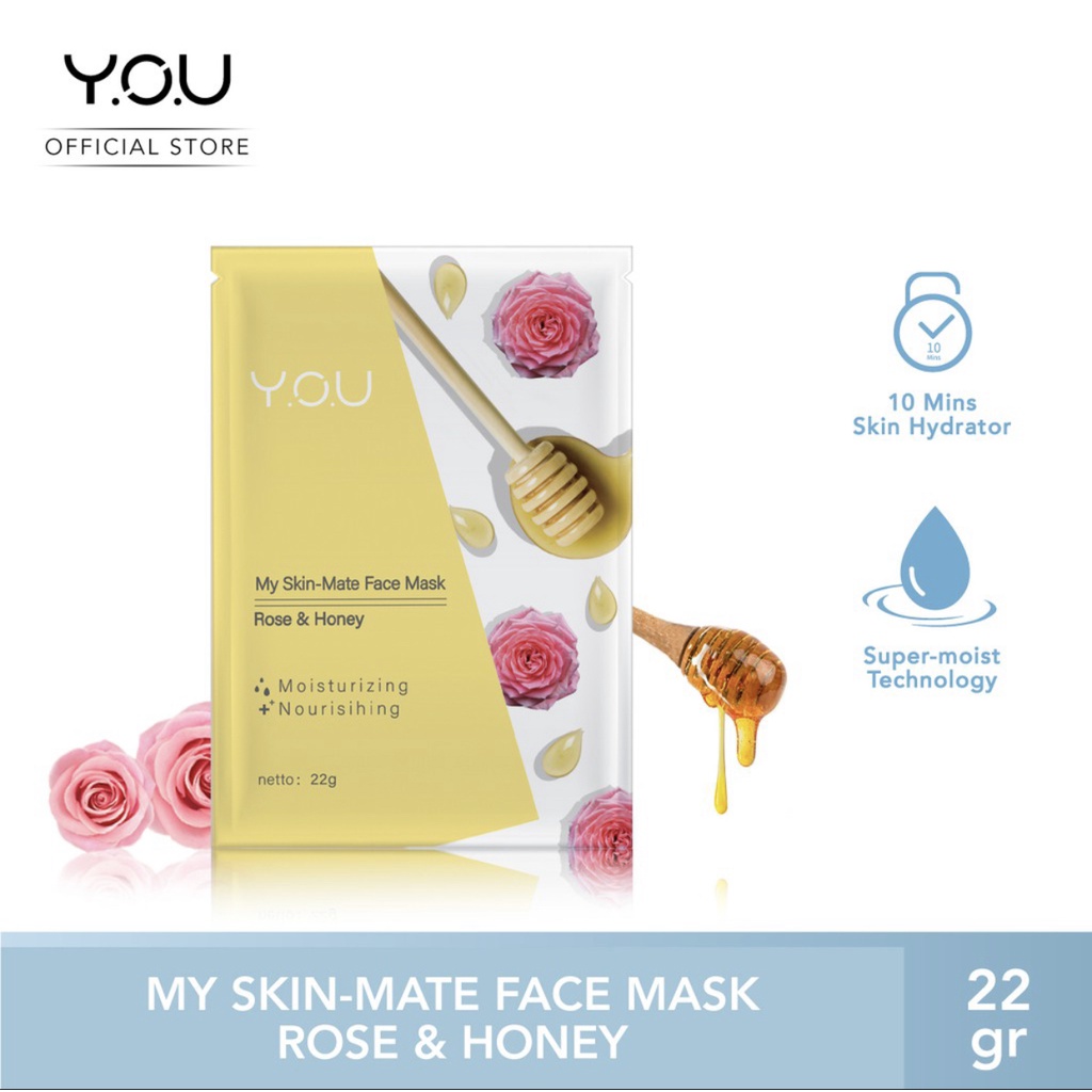 YOU My Skin Matte Face Mask [Melembabkan dan menutrisi Wajah] Skin Care | Masker Wajah