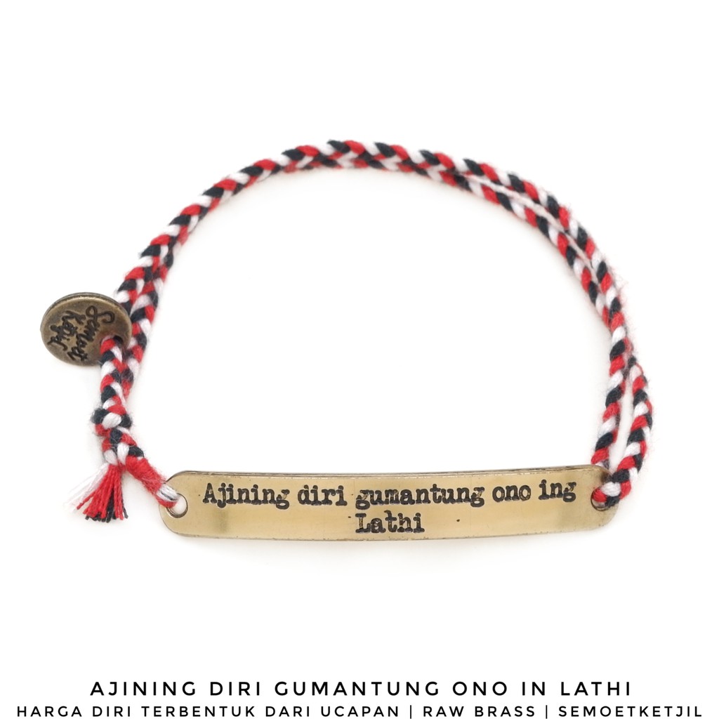 

Semoet Ketjil Gelang Bohemian Lathi Tridatu Dual Boho
