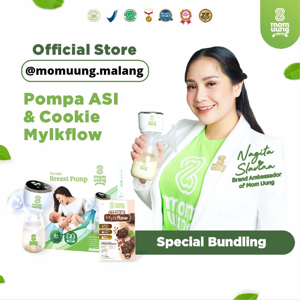 PAKET BUNDLE 1 BREAST PUMP + 1 COOKIE MYLKFLOW/MOMUUNGMALANG