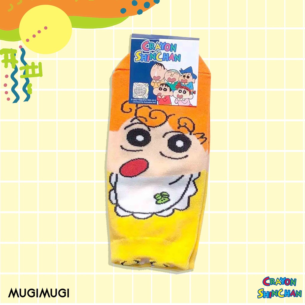 Kaos Kaki Korea Crayon Shinchan Ankle Socks