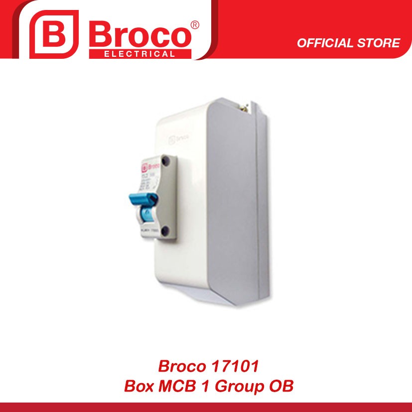 Box MCB Broco 1 Group Outbow Tempel 17101 Box MCB Broco 1P OB - Abu