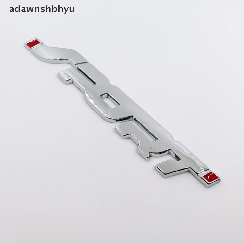 [adawnshbhyu] Logam 3D Chrome Auto Bagasi Mobil Balap Sport Kata Huruf Logo Decal Sticker