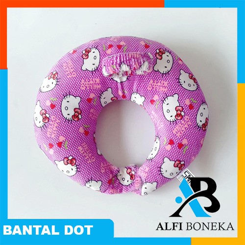 Bantal Susu Penyangga Dot Bayi Karakter Hello Kitty Ungu SNI