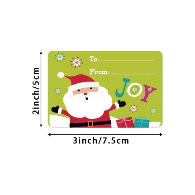 

QIA LIVI 250PCS STIKER LABEL NAMA UNTUK DEKORASI NATAL SDFD31322