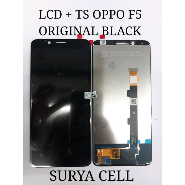 LCD TOUCHSCREEN OPPO F5 - OPPO F5 YOUTH ORIGINAL BLACK  ORIGINAL