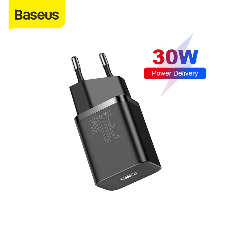 Baseus Kepala Charger Type C PD Quick Charger 30W SAMSUNG XIAOMI PAD