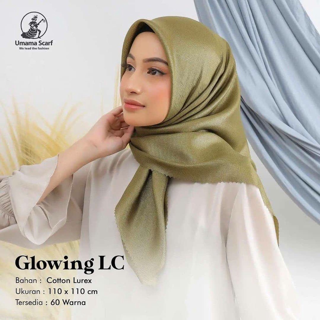 Jilbab Segi Empat Glowing LC by Umama