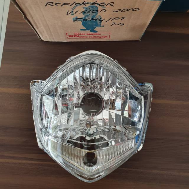 Reflektor lampu depan vixion lama old 2010 2011 oval WIN headlight headlamp only