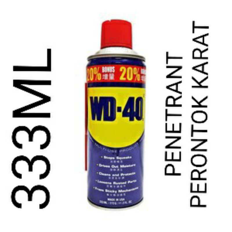 Jual WD 40 PENETRANT PERONTOK KARAT 333ML | Shopee Indonesia