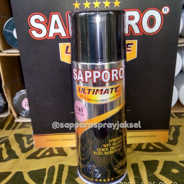 Sapporo Ultimate T41 Satin Red / Sapporo spray