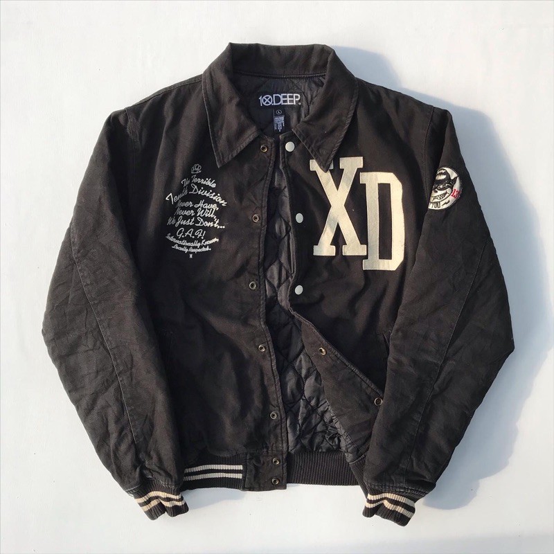 10DEEP VARSITY JACKET BLACK