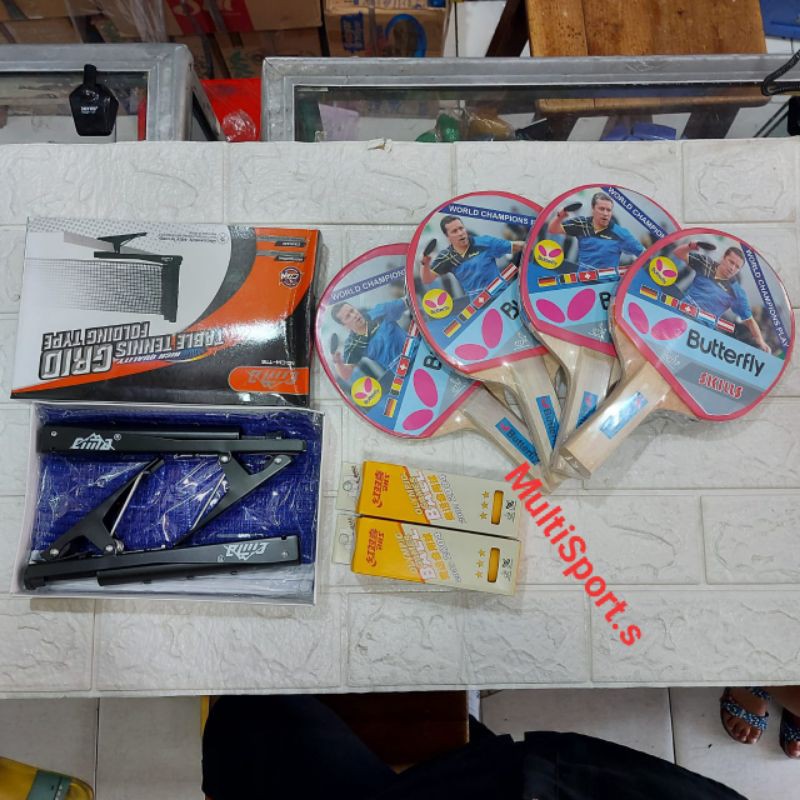 BET TENIS MEJA SET NET DAN BOLA