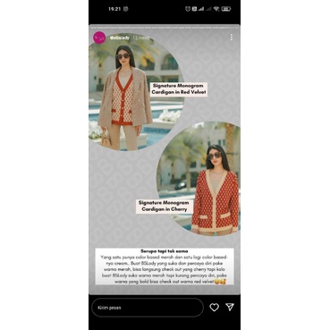 CARDIGAN MONOGRAM SERIES by BJ x BS