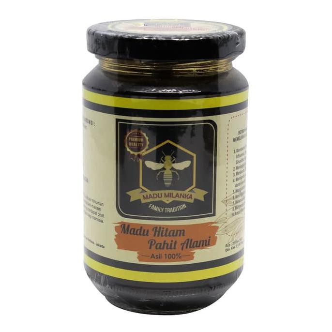 

Milanka - Madu Hitam Pahit Alami 400gr - Madu Organik - Madu Kesehatan