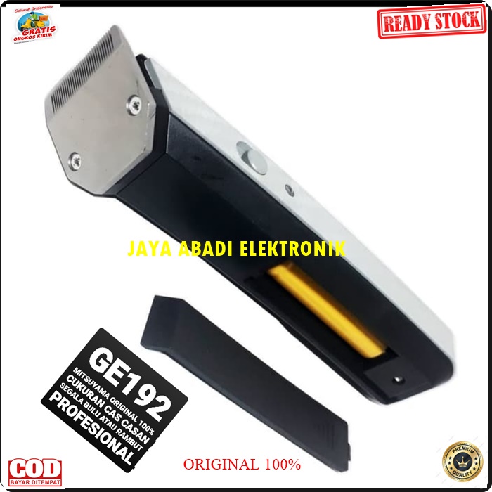 G192 ORIGINAL ALAT CUKUR RAMBUT BULU CUKURAN CAS CHARGER MESIN POTONG HAIR CUT PORTABLE CASAN BATERAI KUMIS JENGGOT BATERY BATERRY PISAU TRIMER CLIPPER PANGKAS MINI SLIM PEMANGKAS LISTRIK ELEKTRONIK ELEKTRIK PEMOTONG MITSUYAMA G192  mitsuyama original Ala