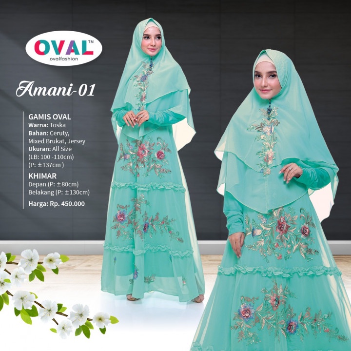 Model Gamis Brokat Terbaru