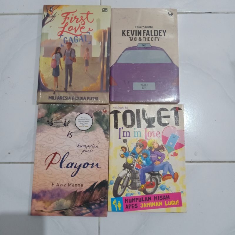 ( PROMO ) Obral paket murah ( isi 4 buku ) Novel remaja // fiksi // non fiksi // best seller // fantasi // romance // original // baru // new old stock-Paket 21