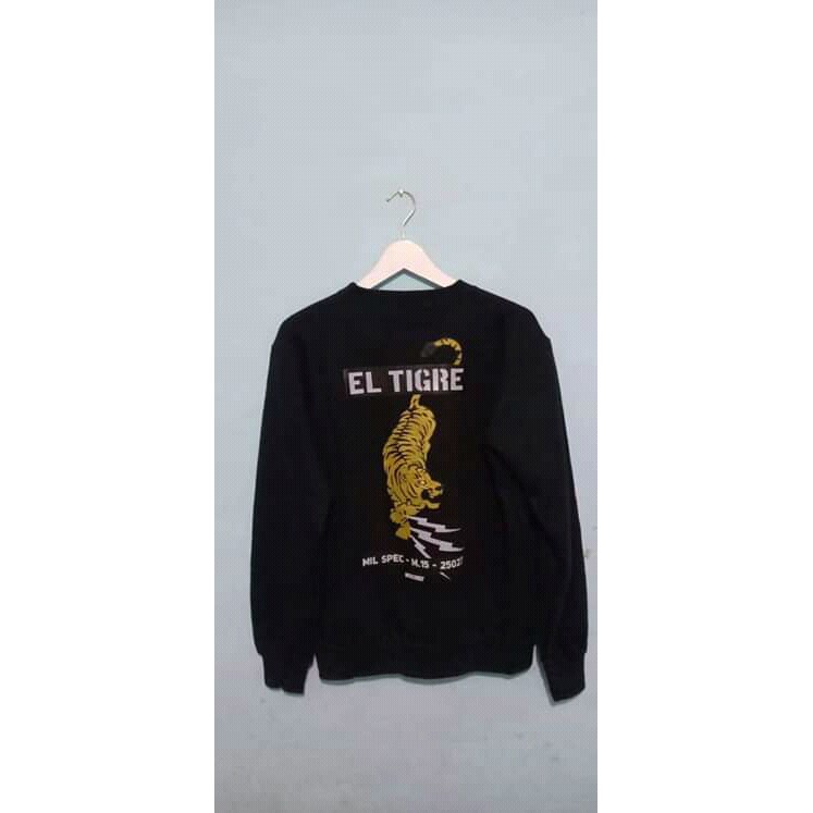 crewneck mischief denim