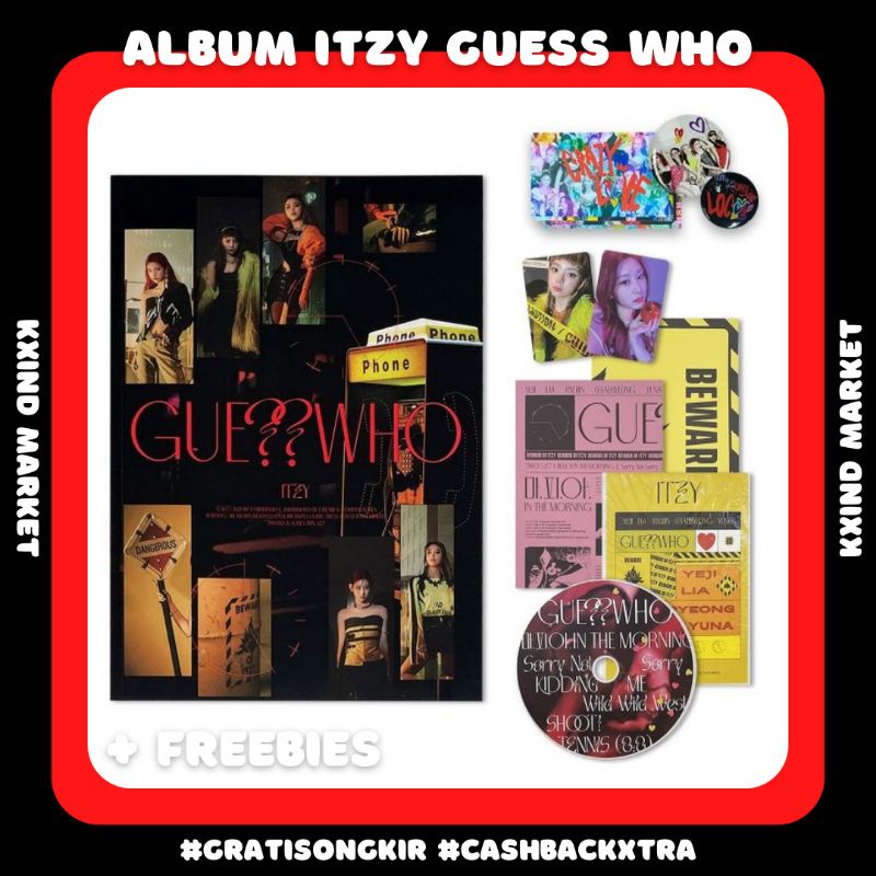Jual Album Itzy Guess Who Reguler Version / album Itzy / album only