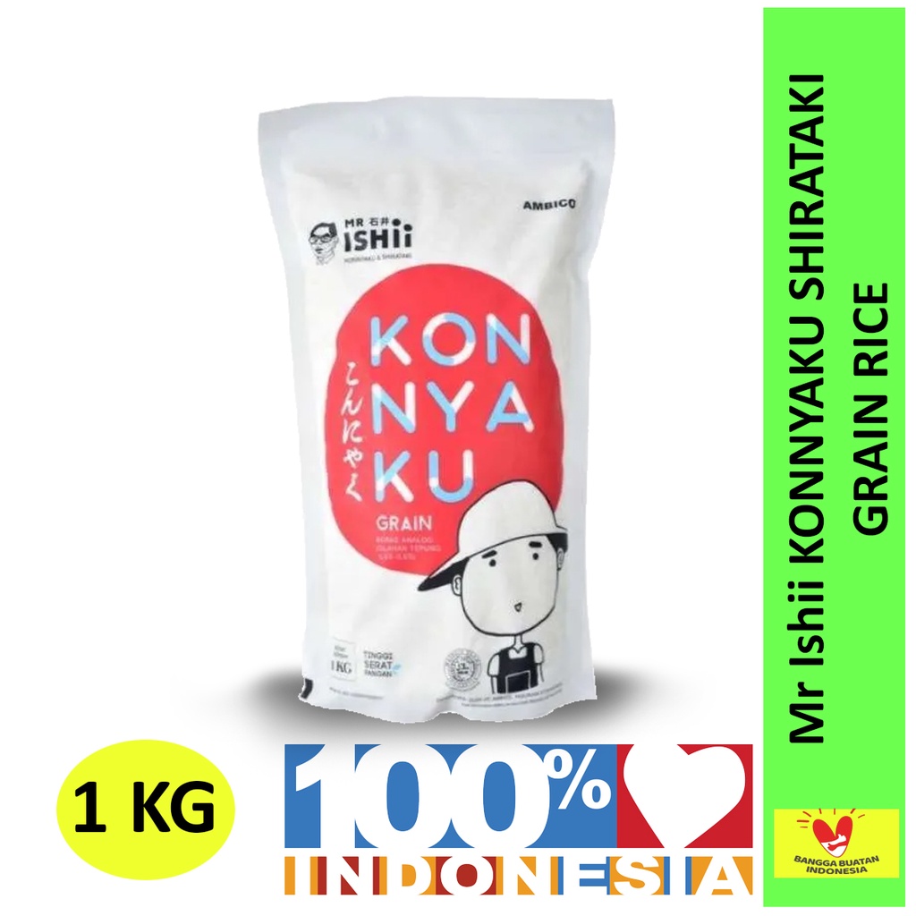 

Shirataki rice low carbs / konnyaku beras shirataki 1KG