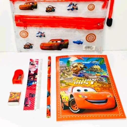 

Lucu Paket Alat Tulis Set 6In1 Pouch Motif Karakter - 808 Sale!!!