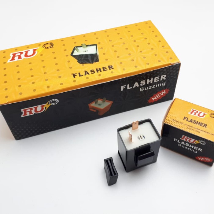 Flasher setelan / bunyi / std kedip lampu sein sen LED motor original termurah